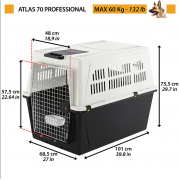 Ferplast Atlas 70 Professional переноска для собак, 68,5 x 101 x 75,5 см